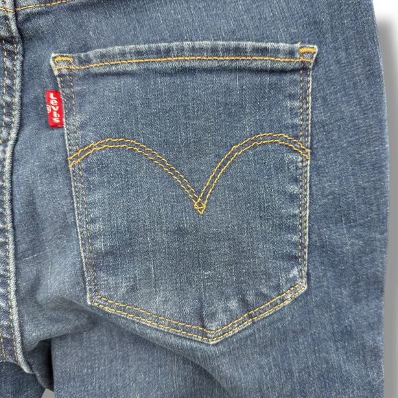 NEW Levi's 720 Size 4 High Rise Super Skinny Jeans Size 27 Blue Denim Slim Fit - Picture 4 of 7